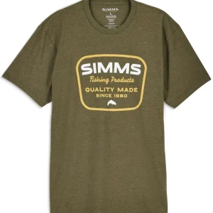 Simms Stamp Lock T-Shirt Military Heather- S