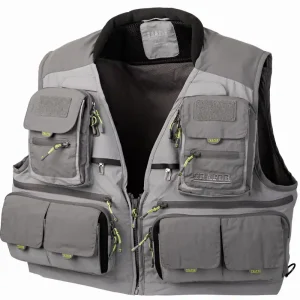 Traper Fliegenfischer Weste Montana cool grey- S