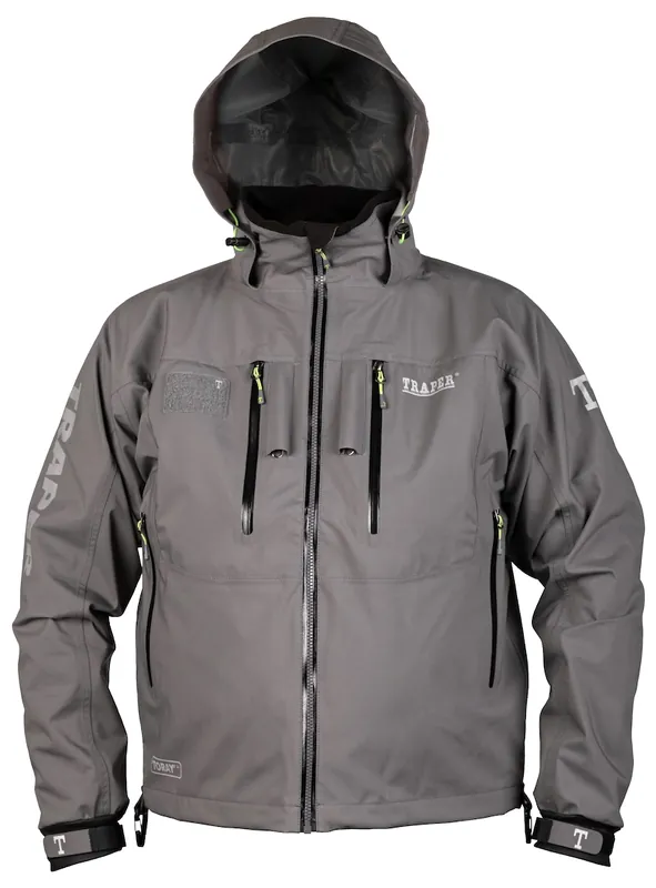 Traper Montana Insulated Watjacke Gefüttert Cool Grey- M
