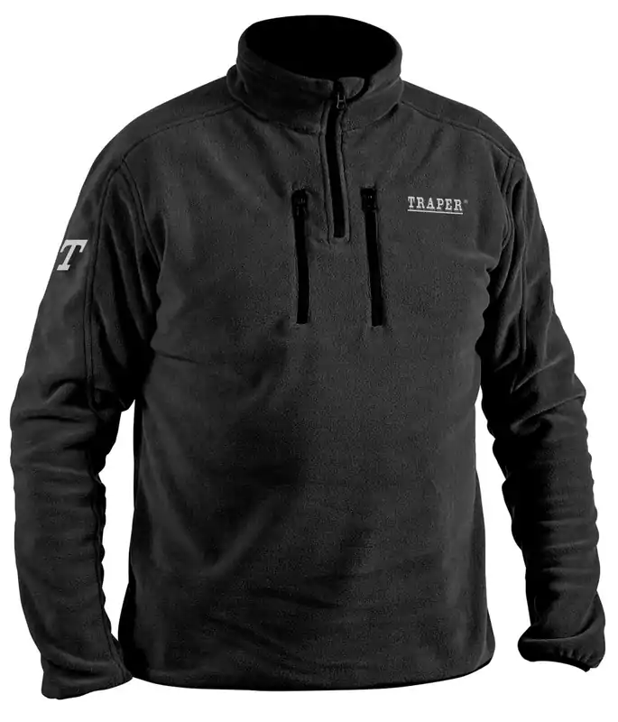 Traper Thermal 200g Fleecepullover Black- M