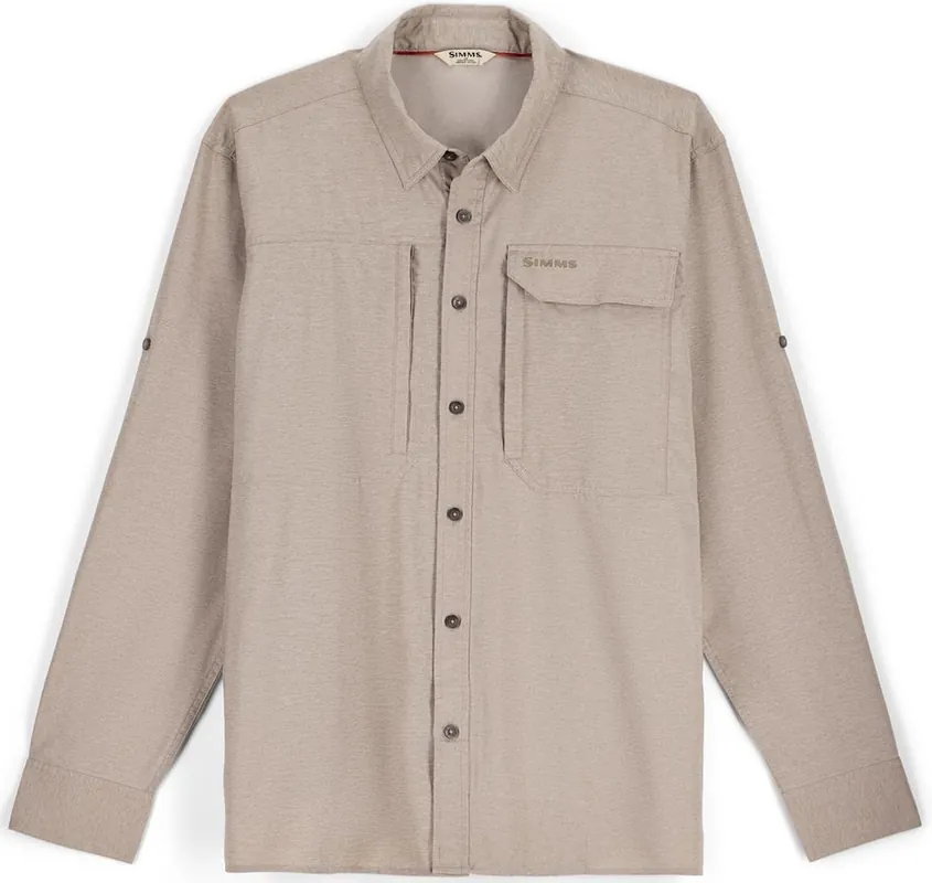 Simms Guide BugStopper Shirt Dolomite Heather- S