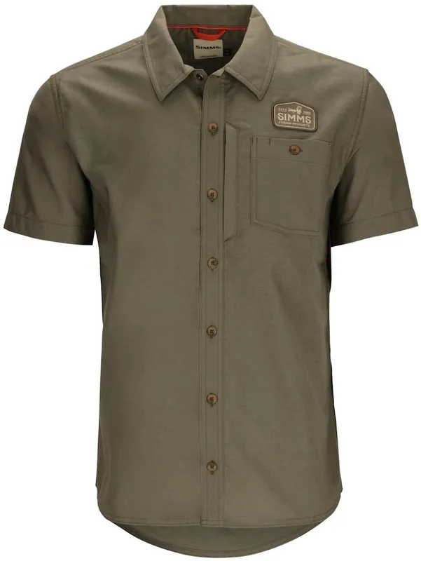 Simms Shop Shirt Dark Stone- S