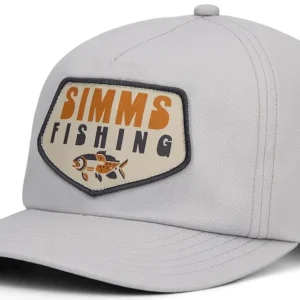 Simms Double Haul Cap Overcast Abstract Bass-