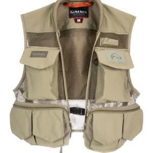 Simms Tributary Vest Weste tan-