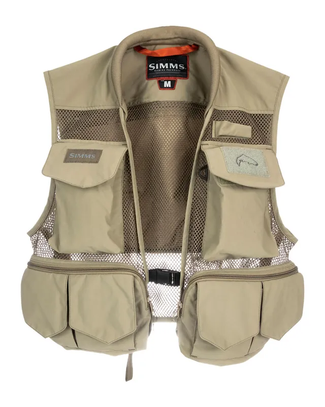 Simms Tributary Vest Weste tan-
