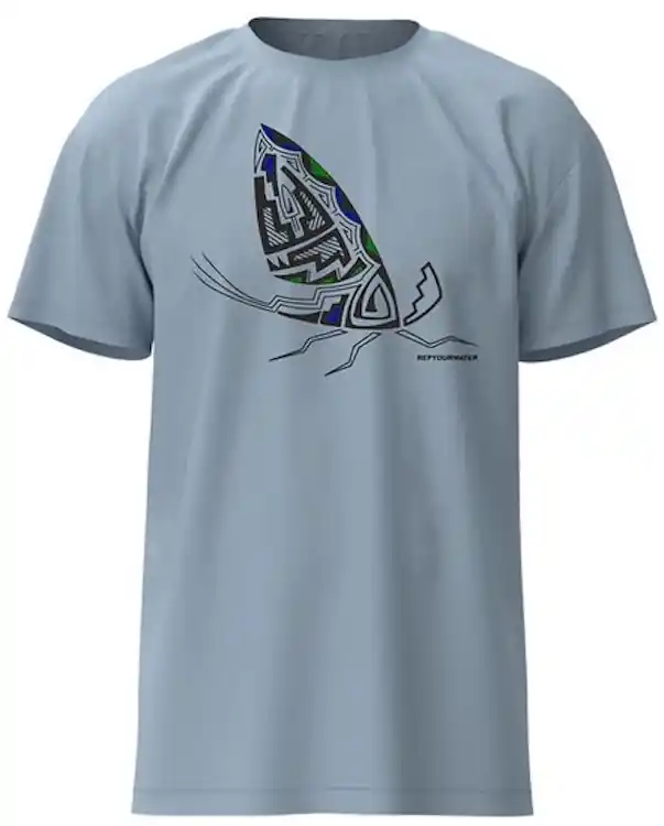 RepYourWater T-Shirt Pueblo Pottery Mayfly- M
