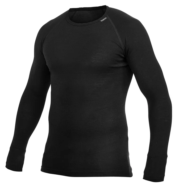 Woolpower Crewneck LITE Langarmshirt black-