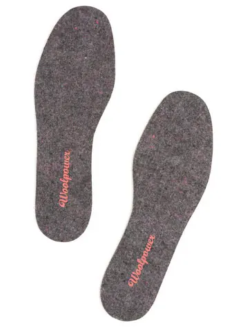 Woolpower Felt Insoles Einlegesohlen recycle grey- 44-45