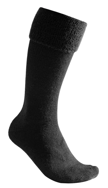 Woolpower Socks Knee-High 600 Socken black- 45-48