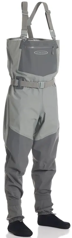 Vision Koski Wader Wathose Grey- XS