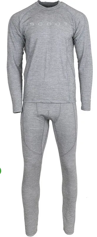 Vision Merino Bamboo Under Layer Set grey- M