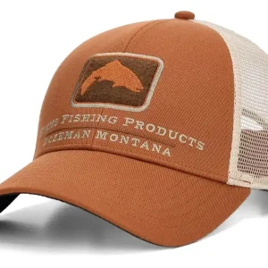 Simms Hat Trout Icon Trucker Cap Stonefly-