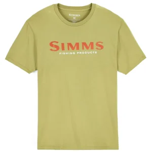 Simms Logo T-Shirt Tent Green- S