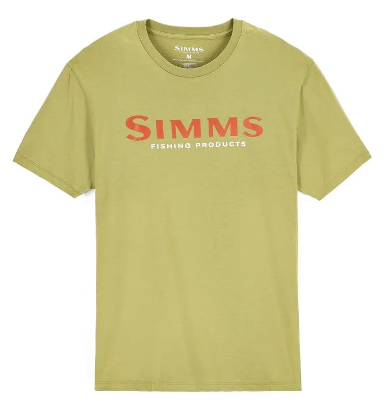 Simms Logo T-Shirt Tent Green- S