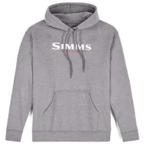 Simms Logo Hoody Grey Heather-                                                                                                                                                                                                                        XS