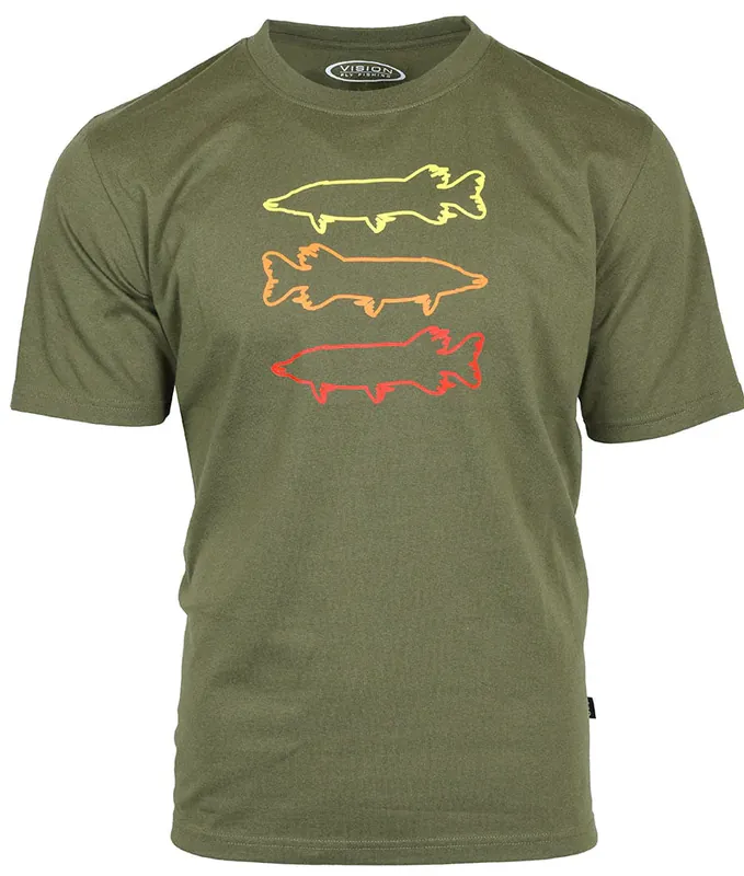 Vision Pike T-Shirt olive- S