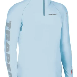 Traper Solar Pro UPF 50+ Fishing Shirt Light Blue- S