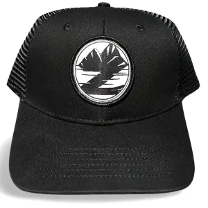 Backcountry Skinz Cap Z Logo Trucker Hat Black-