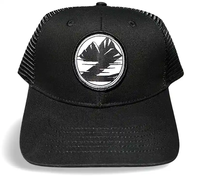 Backcountry Skinz Cap Z Logo Trucker Hat Black-