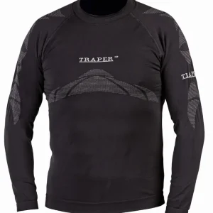 Traper Thermal Fleecepullover Black- S