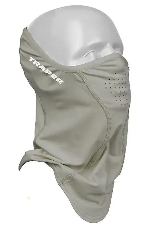 Traper Solar Pro Face Mask UPF 50+ Light Olive-