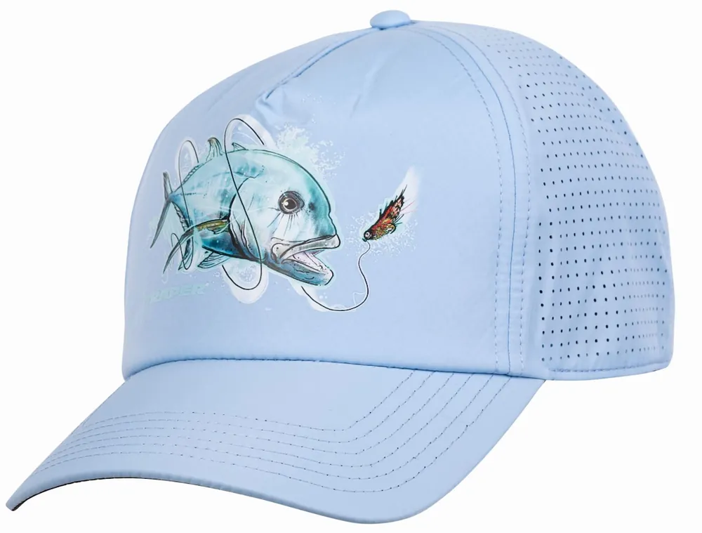 Traper Cap Solar Pro UPF 50+ Giant Trevally Light Blue-