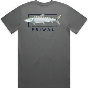 Primal Artist Tee Bonefish Steel Grey- S