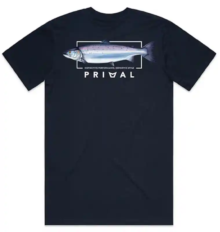 Primal Artist Tee Salmon Navy- S