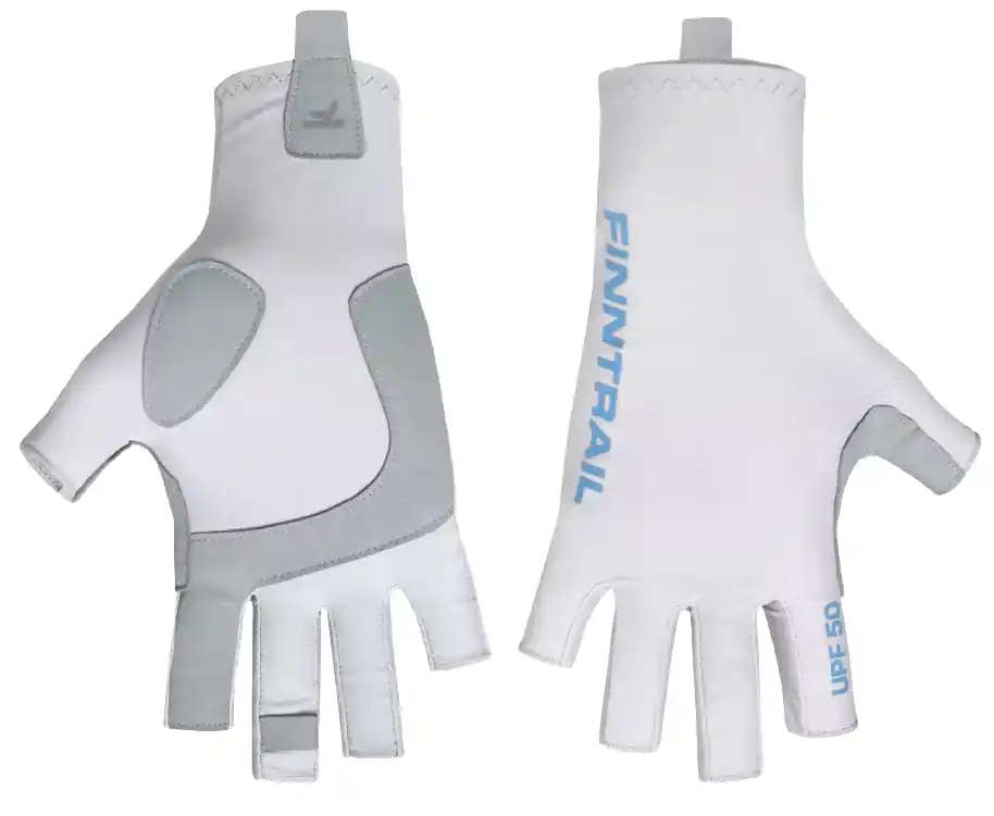 Finntrail Sun Fishing Gloves Wave grey Handschuhe Sonnenschutz UPF 50+- M