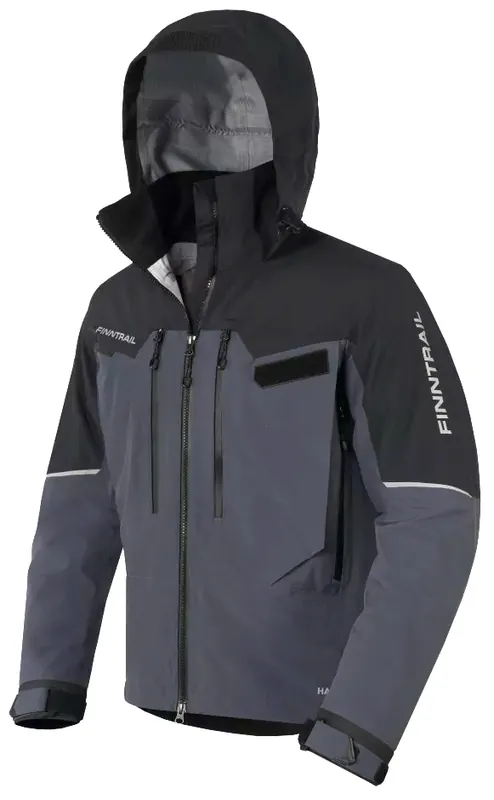Finntrail Wading Jacket Proguide dark grey Watjacke- XS (Kid = L)