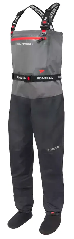 Finntrail Waders Wademan grey Wathose- XS (Kid = L)