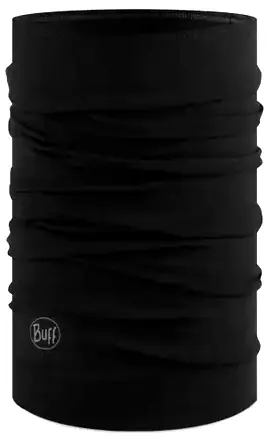Buff® Merino Midweight Neckwarmer Solid Black Schlauchtuch-