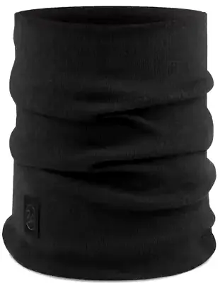 Buff® Merino Heavyweight Neckwarmer Solid Black Schlauchtuch-