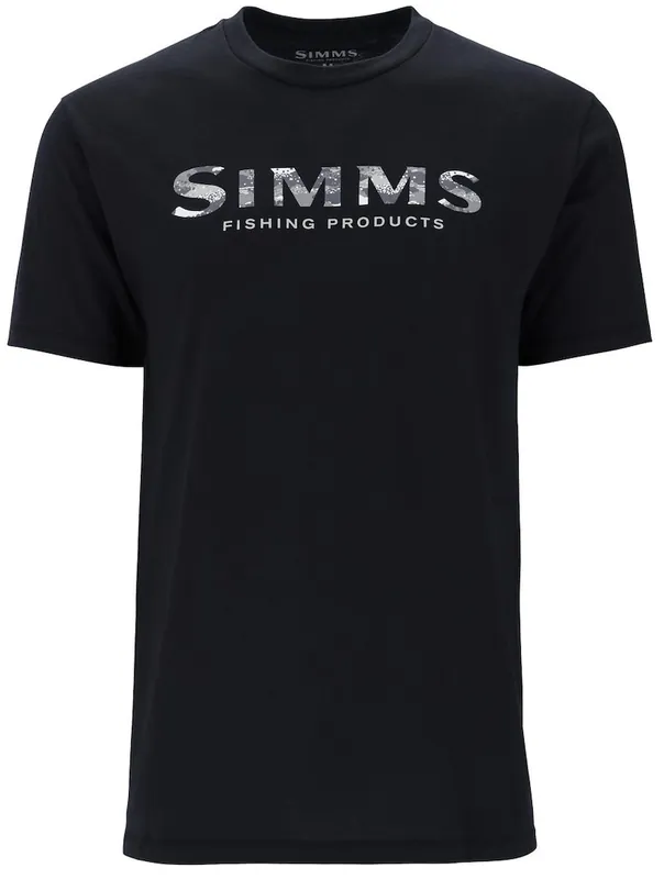 Simms Shroud Fill Logo T-Shirt Black- S