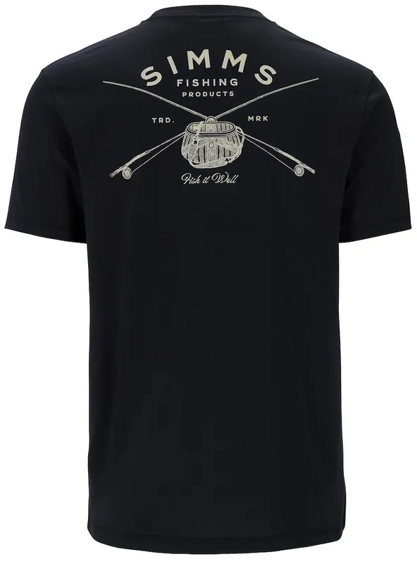Simms Classic Tackle T-Shirt Black- S