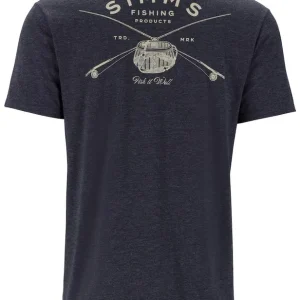 Simms Classic Tackle T-Shirt Navy Heather- S