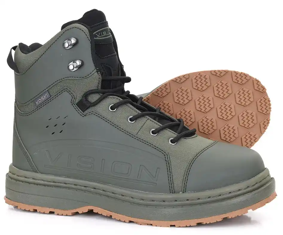 Vision KOSKI GUMMI 2.0 green Watschuh mit Gummisohle- 8