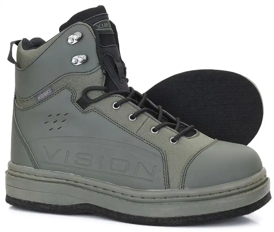 Vision KOSKI green Watschuh mit Filzsohle- 8