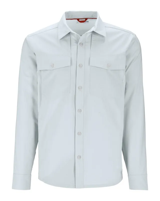 Simms No-See-Um Bugstopper Shirt Hemd mit Insektenschutz Bimini Blue Heather- S