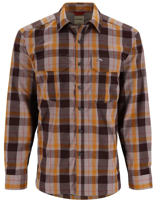 Simms ColdWeather Shirt Dolomite Logan Plaid- S