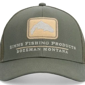 Simms Double Haul Icon Trucker Cap Schirmmütze smokey olive-