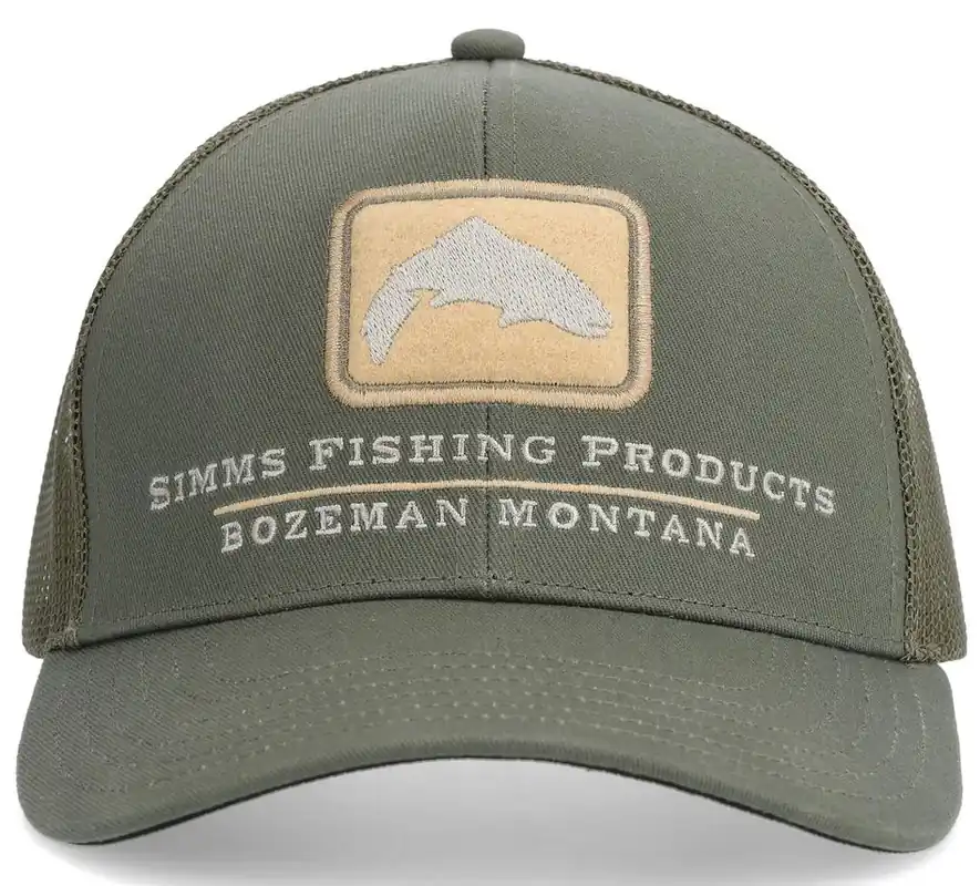 Simms Double Haul Icon Trucker Cap Schirmmütze smokey olive-