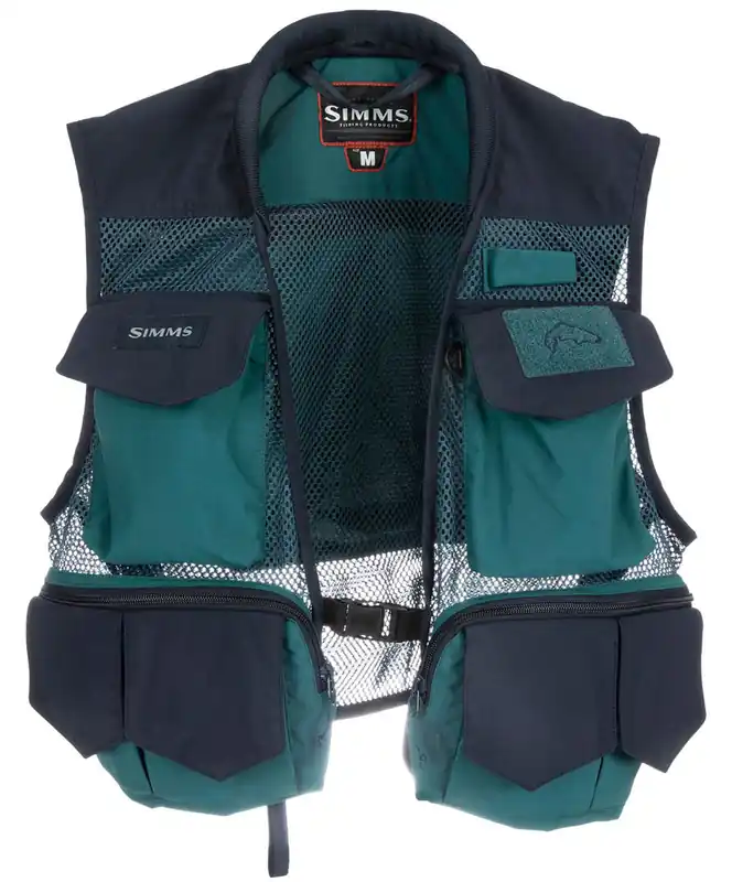 Simms Tributary Vest Weste deep sea green- XS