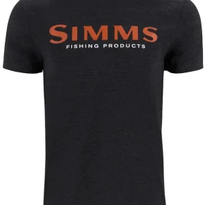 Simms Logo T-Shirt Dark gunmetal heather-                                                                                                                                                                                                                        S
