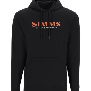 Simms Logo Hoody Kapuzenpullover black-                                                                                                                                                                                                                        S
