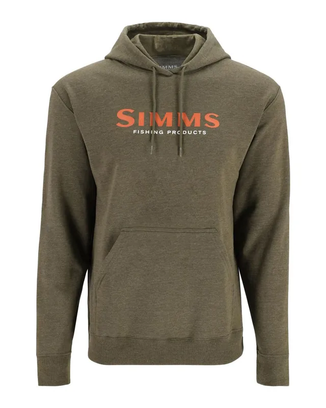 Simms Logo Hoody Kapuzenpullover military heather- S