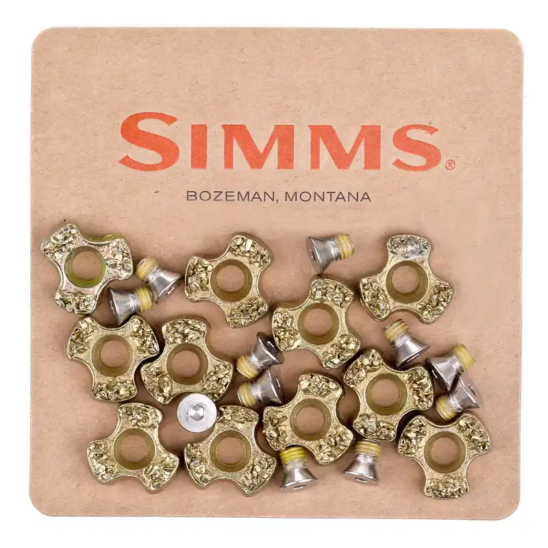 Simms G4 Pro HardBite Star Cleat Spikes Watschuh-Stollen für Vibramsohlen-