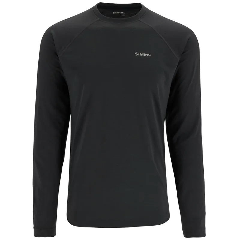 Simms Lightweight Baselayer Top carbon-                                                                                                                                                                                                                        S