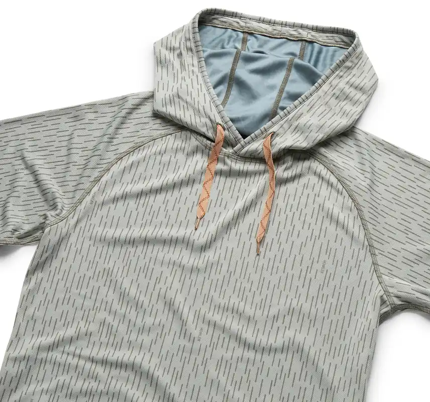 Howler Brothers Loggerhead Sunshade Hoodie - deluge camo : light grey UPF35+ UV-Schutz- S