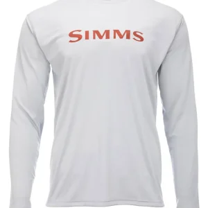 Simms Tech Tee Langarmhemd sterling- XXL